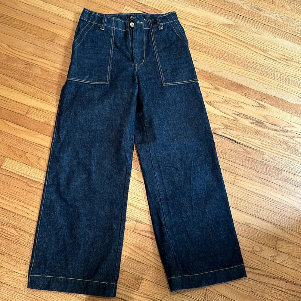 Esby wide leg denim pant/ jean